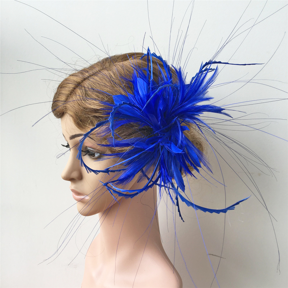 RM1208 Feather Mount Goose Feather Millinery Fascinators Hat Handcraft Headress