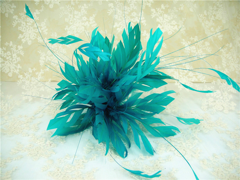 RM1100 Feather Mount Goose Feather Millinery Fascinators Hat Handcraft Headress