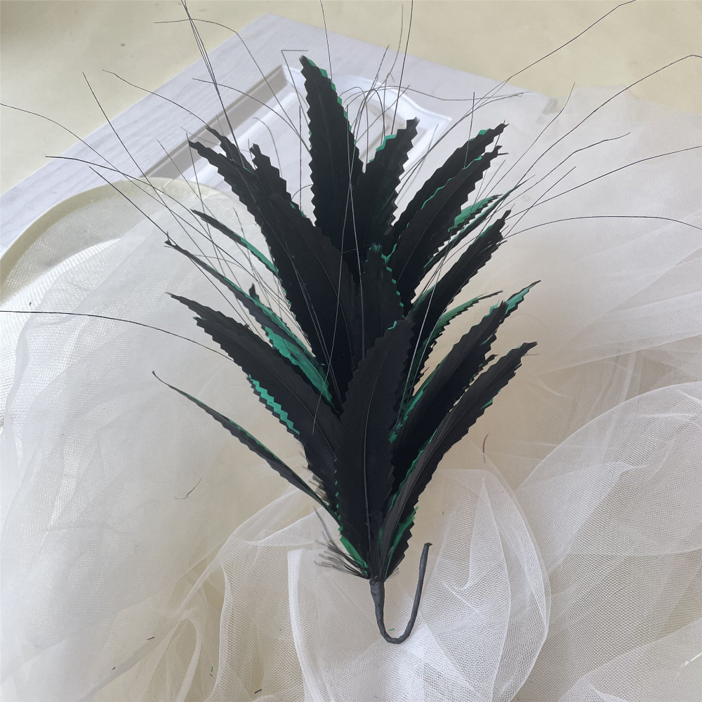 RM1001 Feather Mount Goose Feather Millinery Fascinators Hat Handcraft Headress