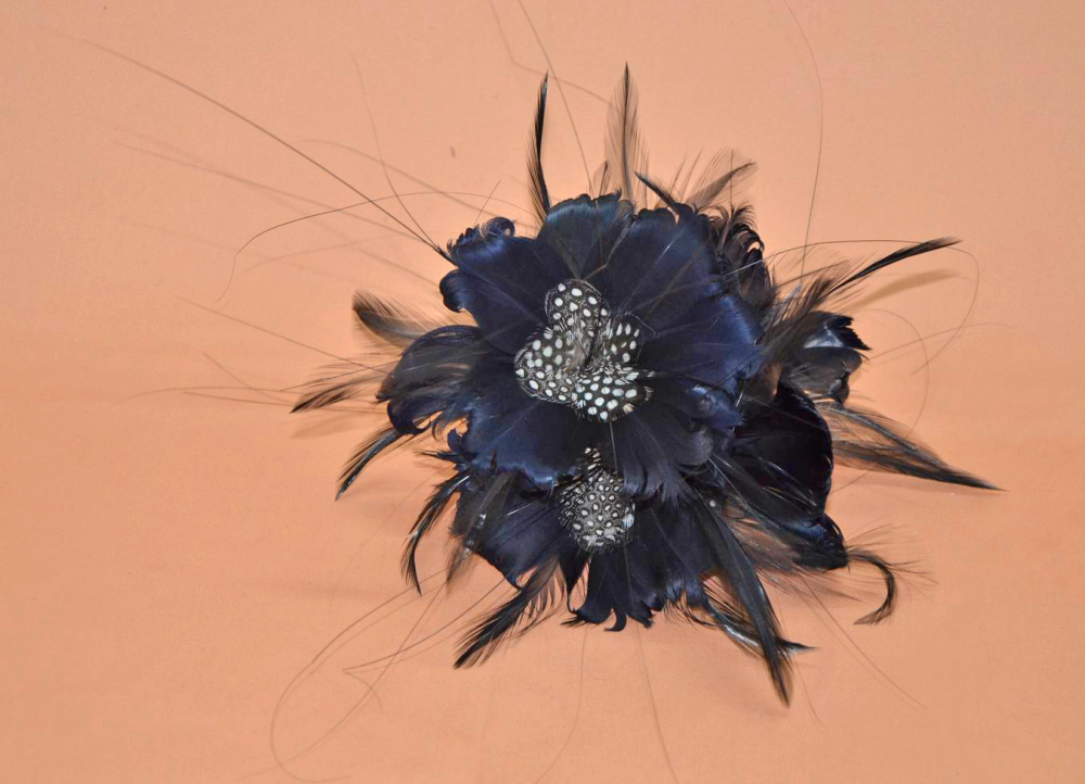 RM1103 Feather Mount Goose Feather Millinery Fascinators Hat Handcraft Headress