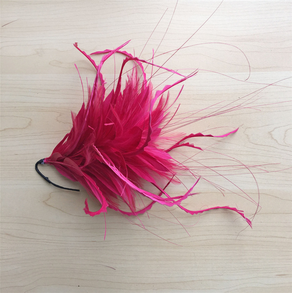 RM1301 Feather Mount Goose Feather Millinery Fascinators Hat Handcraft Headress