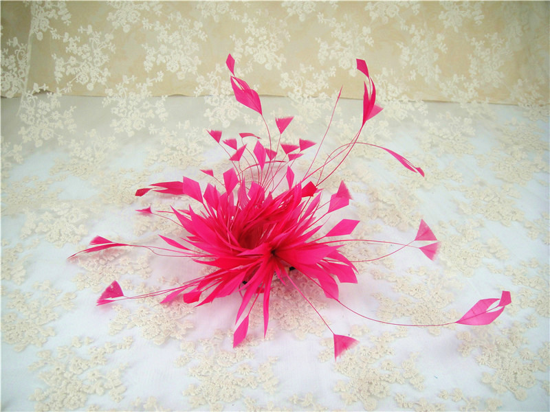 RM1013 Feather Mount Goose Feather Millinery Fascinators Hat Handcraft Headress