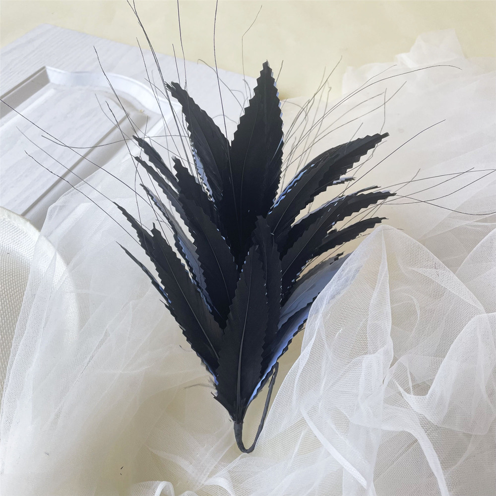 RM1011 Feather Mount Goose Feather Millinery Fascinators Hat Handcraft Headress