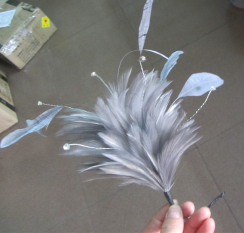 RM1304 Feather Mount Goose Feather Millinery Fascinators Hat Handcraft Headress