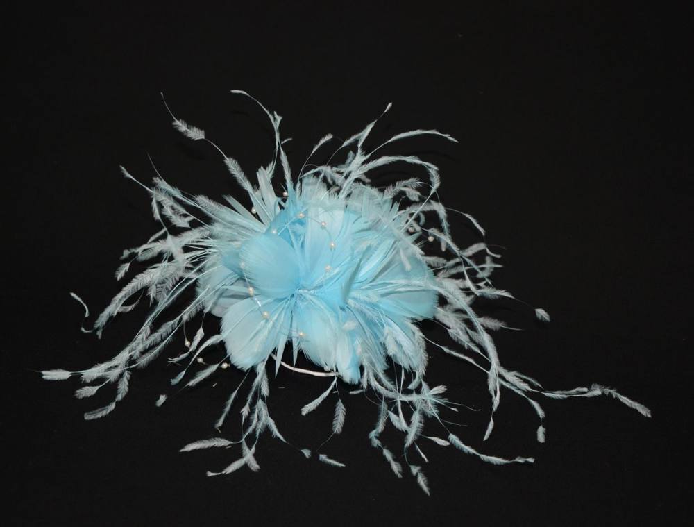 RM1100 Feather Mount Goose Feather Millinery Fascinators Hat Handcraft Headress