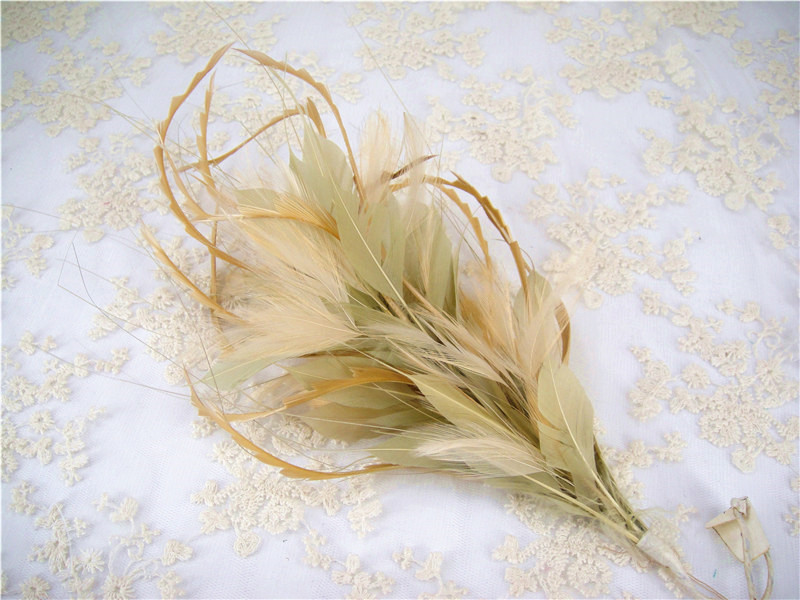 RM1302 Feather Mount Goose Feather Millinery Fascinators Hat Handcraft Headress