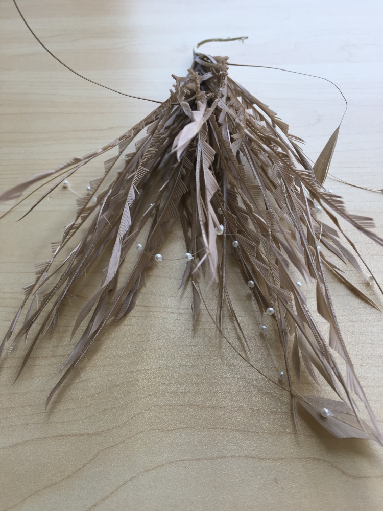 RM1103 Feather Mount Goose Feather Millinery Fascinators Hat Handcraft Headress