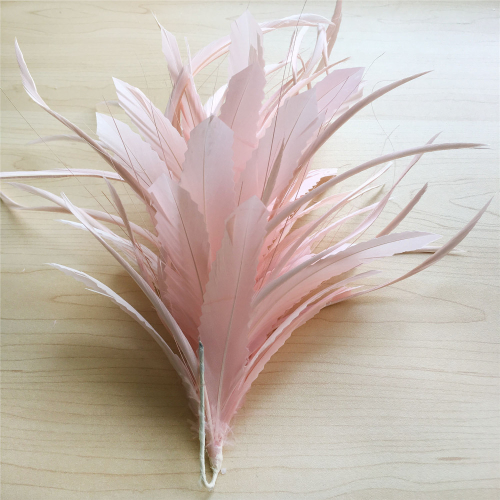 RM1304 Feather Mount Goose Feather Millinery Fascinators Hat Handcraft Headress