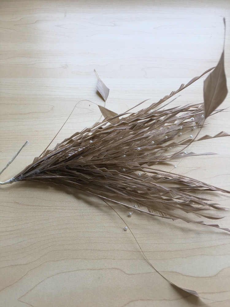 RM1103 Feather Mount Goose Feather Millinery Fascinators Hat Handcraft Headress