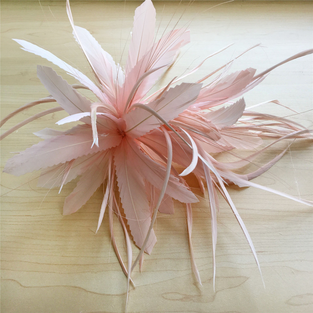 RM1303 Feather Mount Goose Feather Millinery Fascinators Hat Handcraft Headress