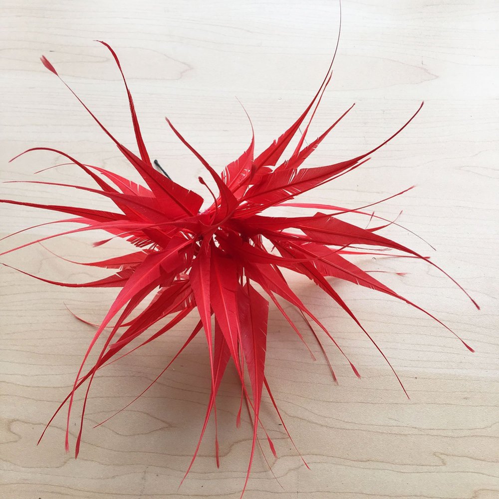 RM1702 Feather Mount Goose Feather Millinery Fascinators Hat Handcraft Headress