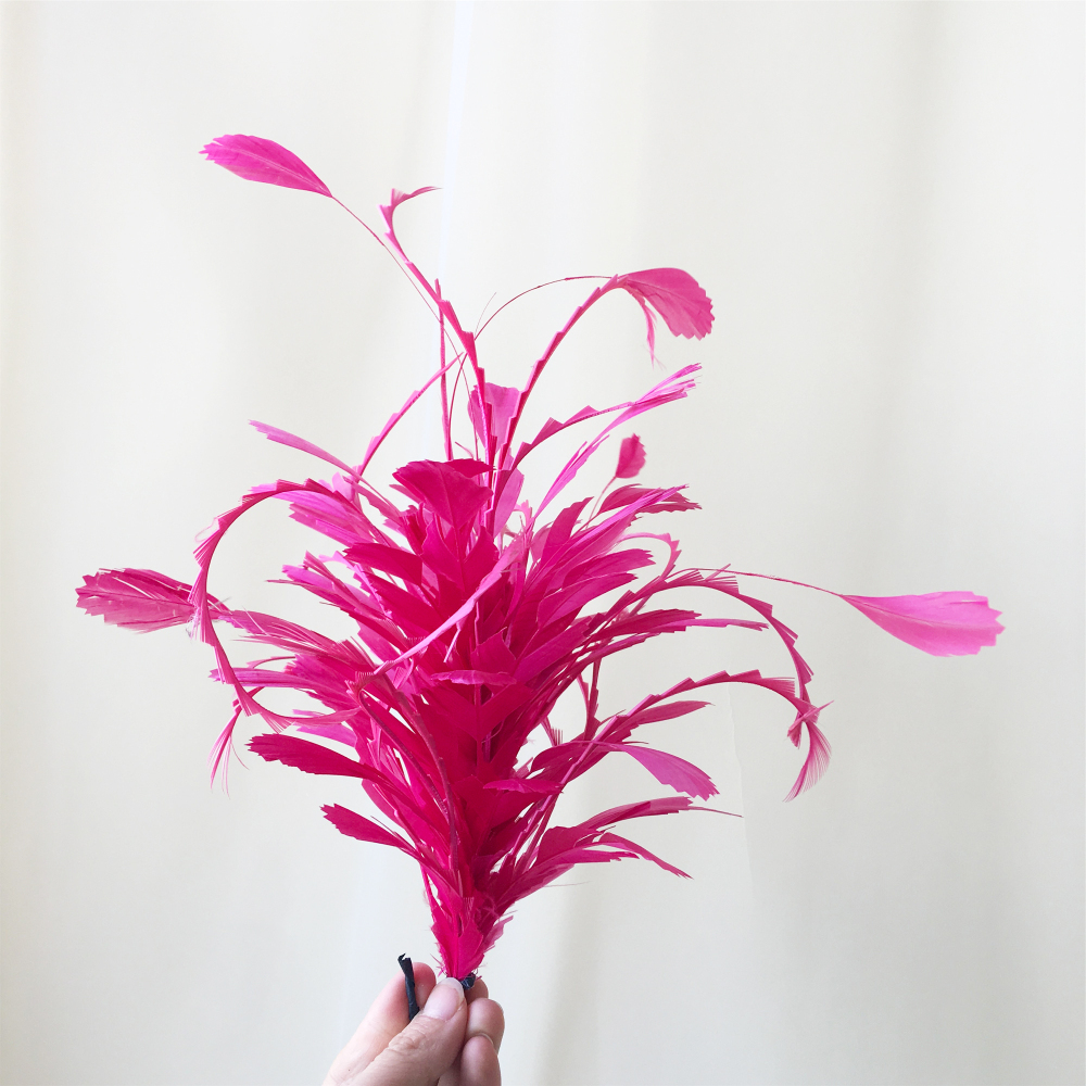 RM1204 Feather Mount Goose Feather Millinery Fascinators Hat Handcraft Headress