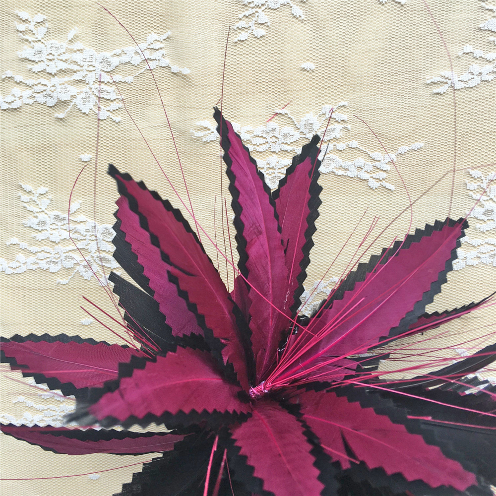 RM1001 Feather Mount Goose Feather Millinery Fascinators Hat Handcraft Headress