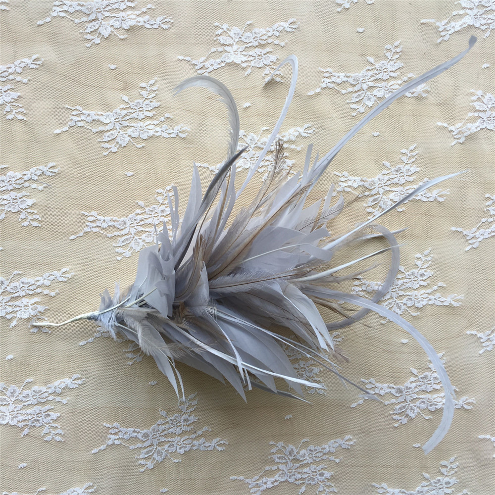 RM1304 Feather Mount Goose Feather Millinery Fascinators Hat Handcraft Headress