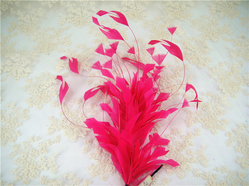 RM1100 Feather Mount Goose Feather Millinery Fascinators Hat Handcraft Headress