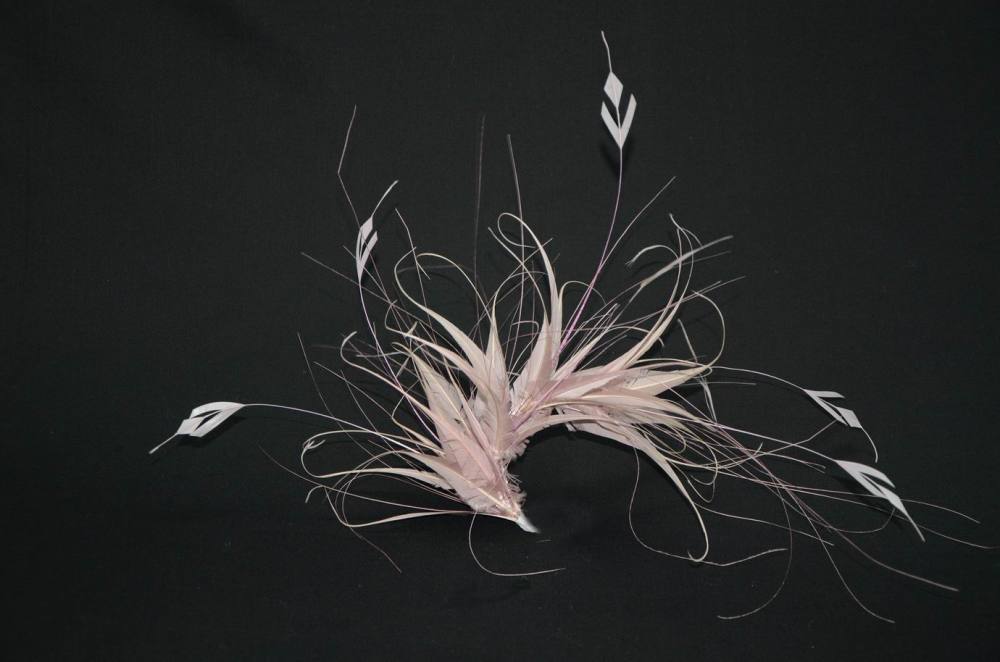 RM1103 Feather Mount Goose Feather Millinery Fascinators Hat Handcraft Headress