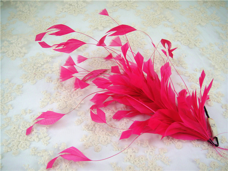 RM1021 Feather Mount Goose Feather Millinery Fascinators Hat Handcraft Headress