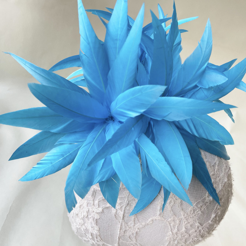 RM1706 Feather Mount Goose Feather Millinery Fascinators Hat Handcraft Headress