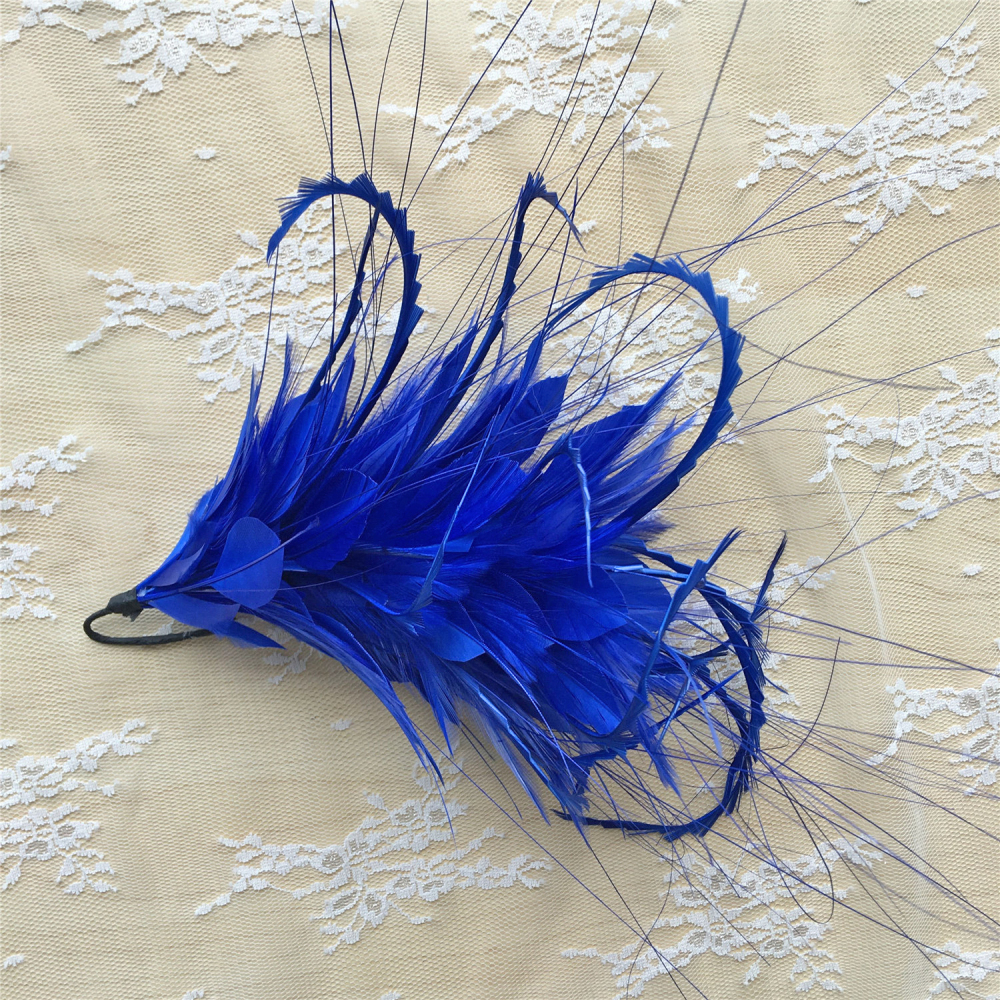 RM1301 Feather Mount Goose Feather Millinery Fascinators Hat Handcraft Headress