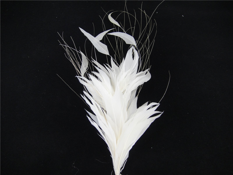 RM1010 Feather Mount Goose Feather Millinery Fascinators Hat Handcraft Headress