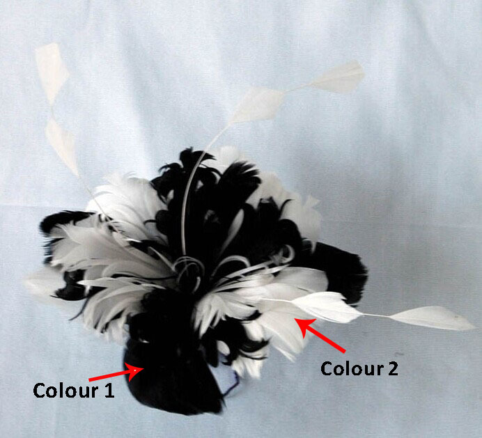 RM1702 Feather Mount Goose Feather Millinery Fascinators Hat Handcraft Headress