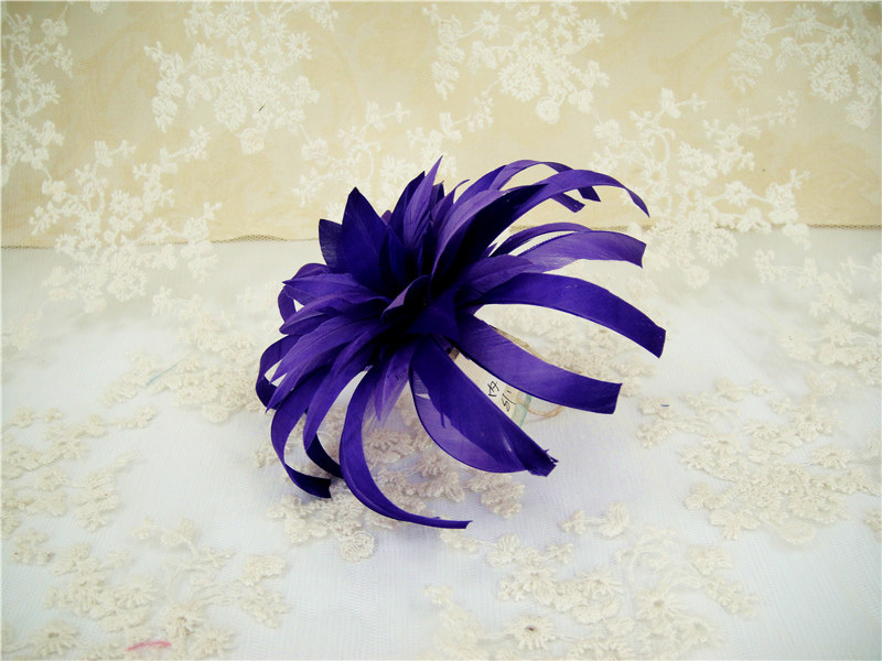 RB036 Feather Flower Millinery Fascinators Hat Handcraft Headress