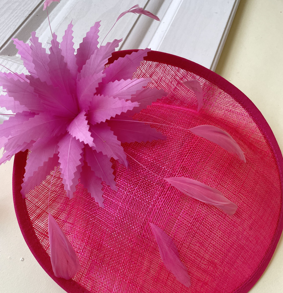 RB011 Goose Feather Flower Millinery Fascinators Hat Handcraft Headress