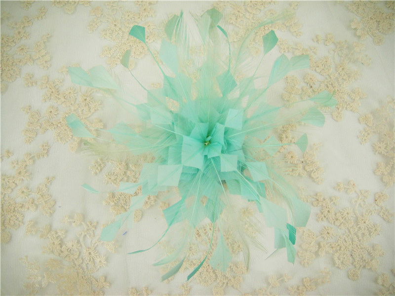 RB055 Feather Flower Millinery Fascinators Hat Handcraft Headress
