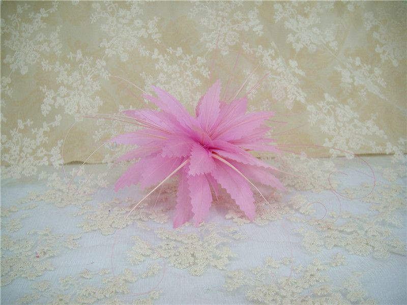 RM1709 Feather Mount Goose Feather Millinery Fascinators Hat Handcraft Headress