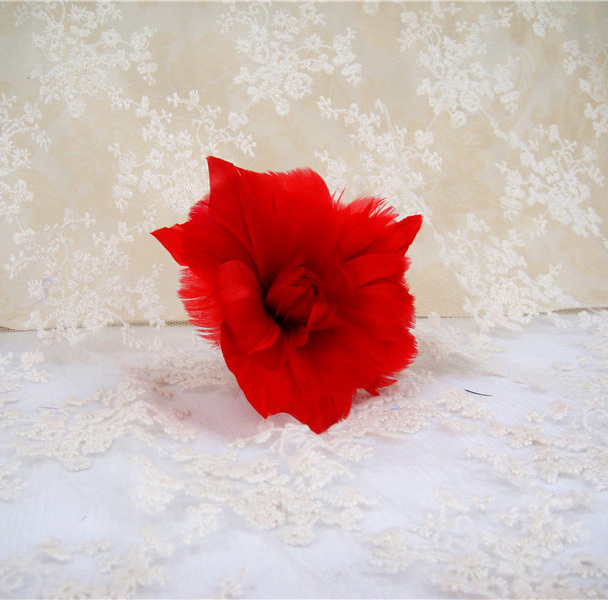 RB021 Feather Flower Millinery Fascinators Hat Handcraft Headress