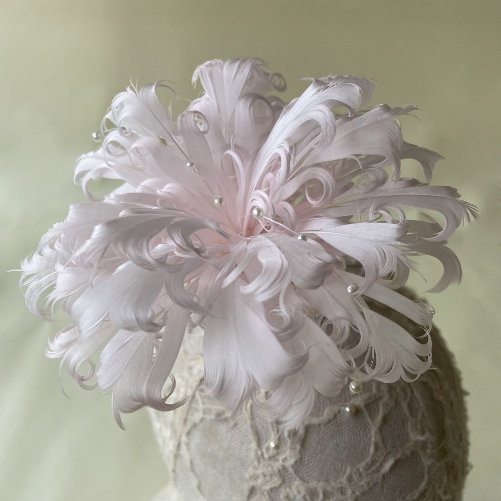RB056 Feather Flower Millinery Fascinators Hat Handcraft Headress
