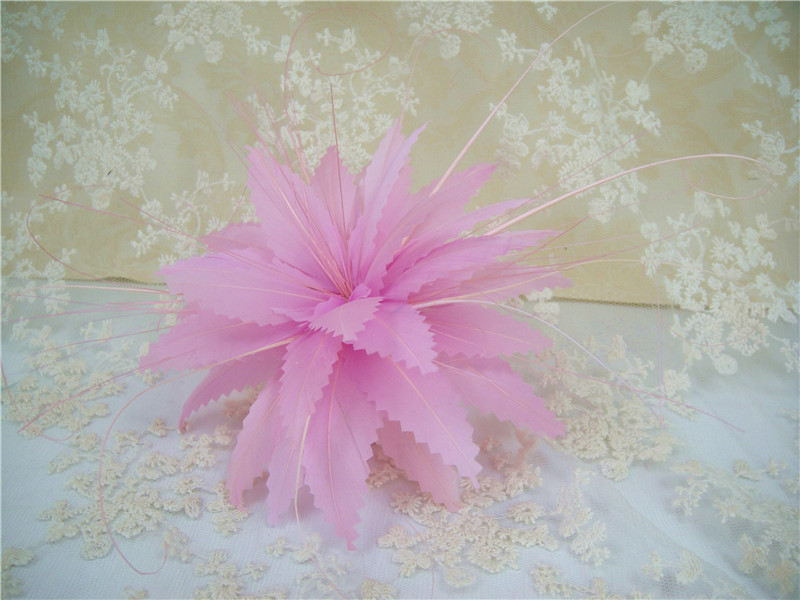 RM1708 Feather Mount Goose Feather Millinery Fascinators Hat Handcraft Headress