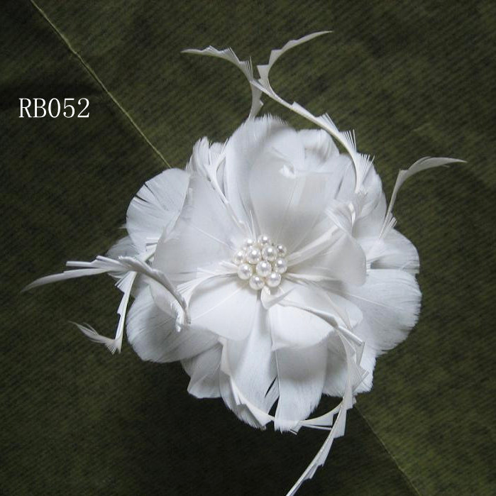 RB036 Feather Flower Millinery Fascinators Hat Handcraft Headress