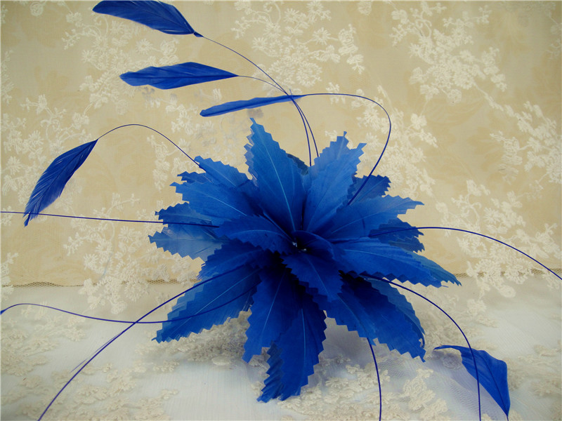RB003 Goose Feather Flower Millinery Fascinators Hat Handcraft Headress