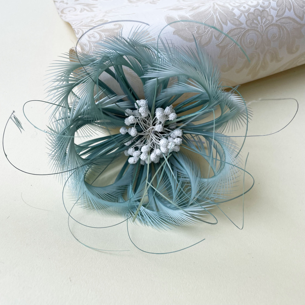 RB011 Goose Feather Flower Millinery Fascinators Hat Handcraft Headress