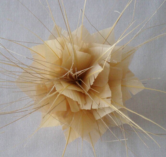 RB002 Goose Feather Flower Millinery Fascinators Hat Handcraft Headress