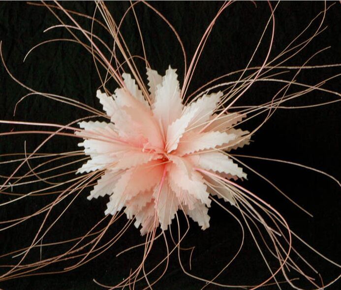 RM1708 Feather Mount Goose Feather Millinery Fascinators Hat Handcraft Headress