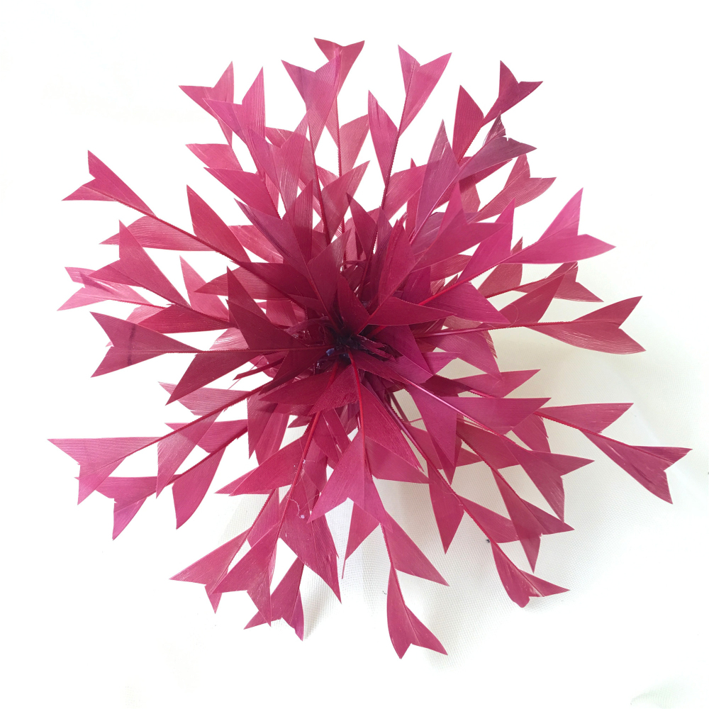 RB047 Feather Flower Millinery Fascinators Hat Handcraft Headress