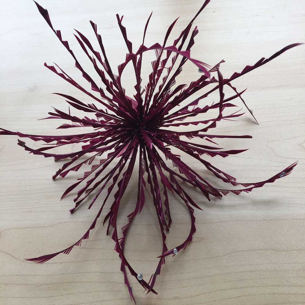 RB054 Feather Flower Millinery Fascinators Hat Handcraft Headress