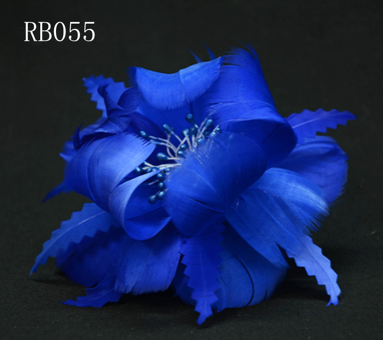 RB049 Feather Flower Millinery Fascinators Hat Handcraft Headress