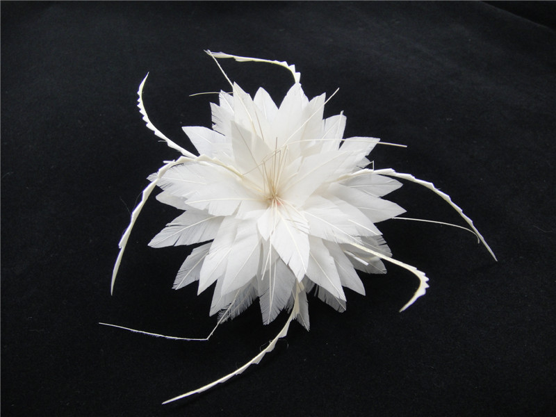 RB054 Feather Flower Millinery Fascinators Hat Handcraft Headress