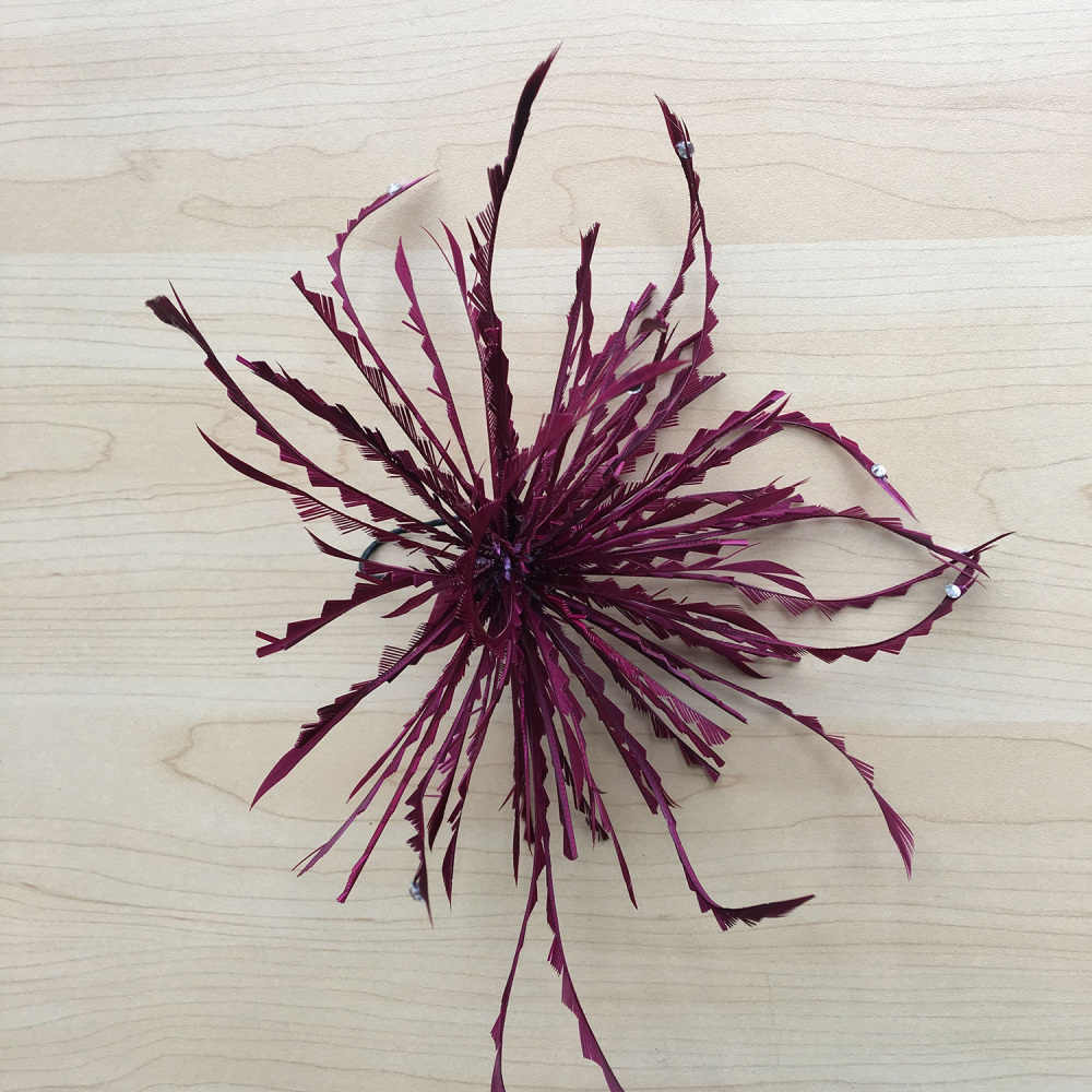 RB054 Feather Flower Millinery Fascinators Hat Handcraft Headress