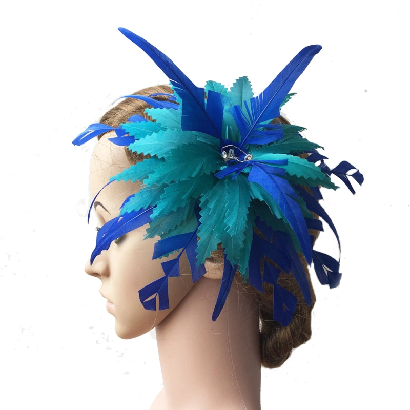 RM076 Feather Mount Goose Feather Millinery Fascinators Hat Handcraft Headress