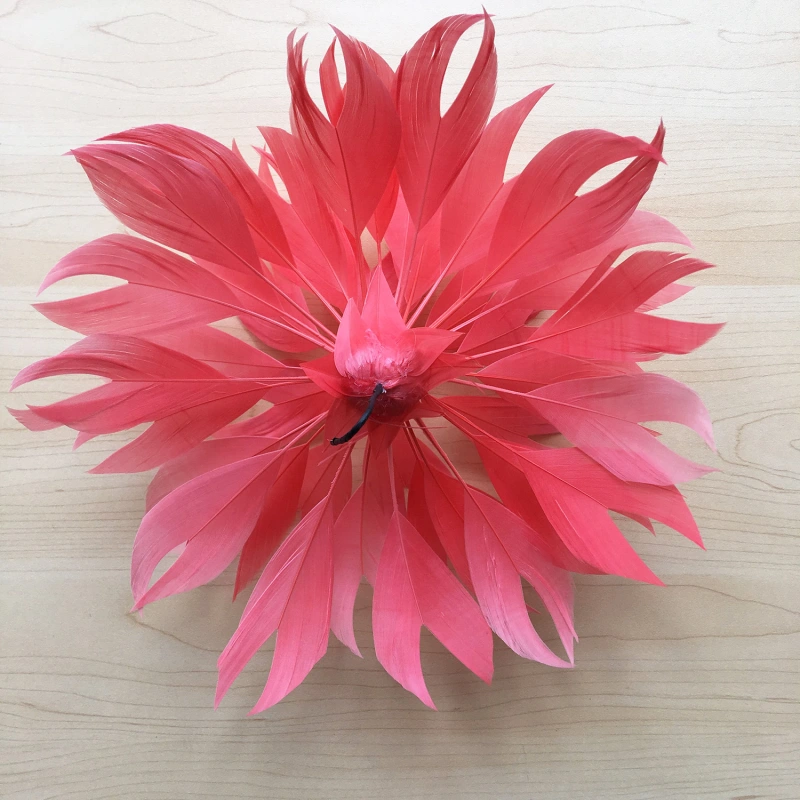 RB058 Feather Flower Millinery Fascinators Hat Handcraft Headress