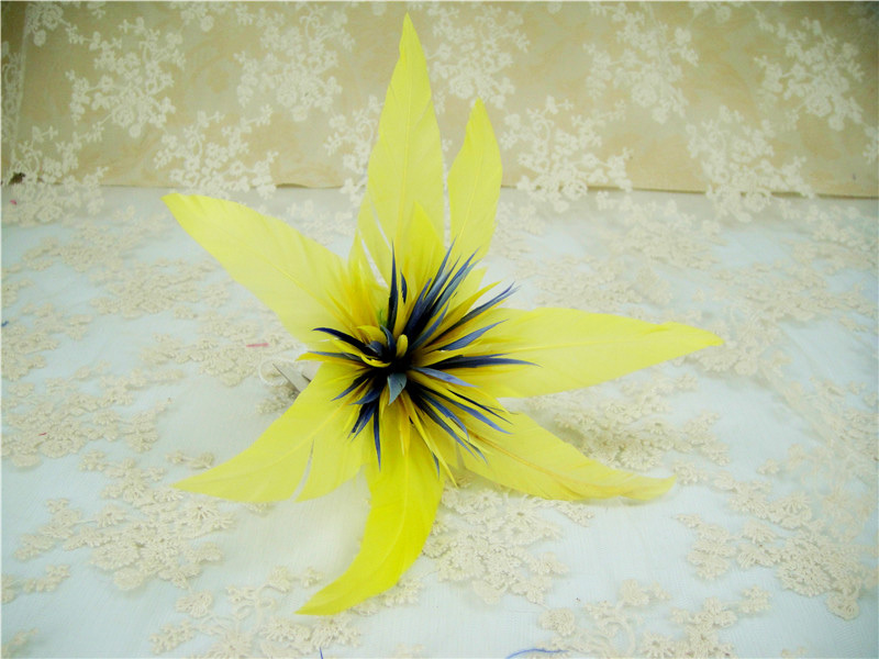 RB085 Feather Flower Millinery Fascinators Hat Handcraft Headress