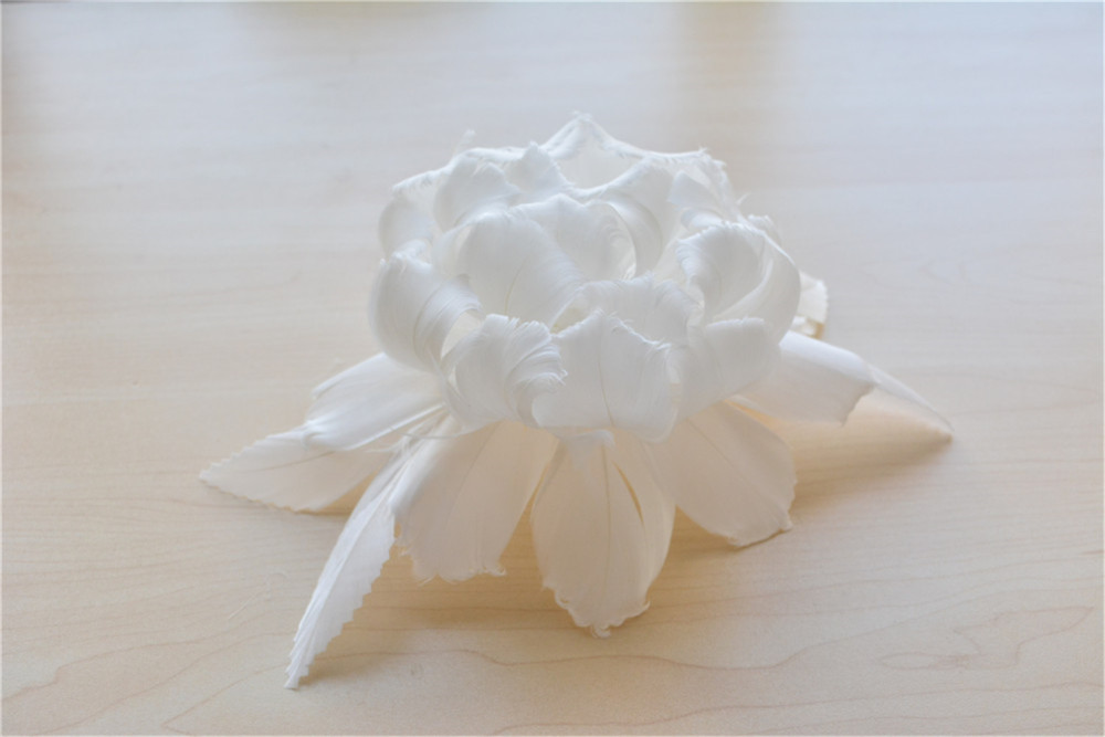 RB0110 Feather Flower Millinery Fascinators Hat Handcraft Headress