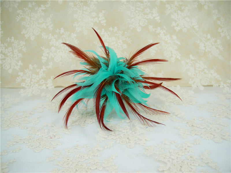 RM1702 Feather Mount Goose Feather Millinery Fascinators Hat Handcraft Headress