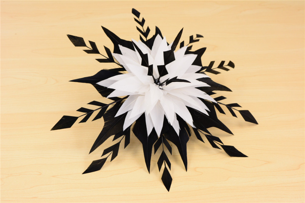 RB100 Feather Mount Goose Feather Millinery Fascinators Hat Handcraft Headress