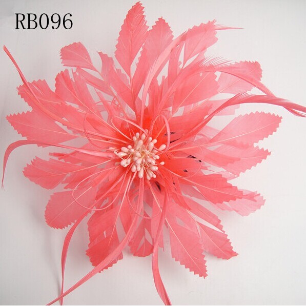 RB089 Feather Flower Millinery Fascinators Hat Handcraft Headress