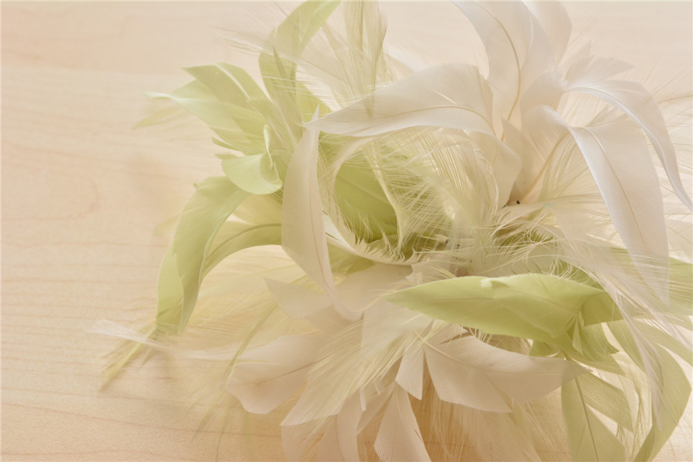 RM1702 Feather Mount Goose Feather Millinery Fascinators Hat Handcraft Headress
